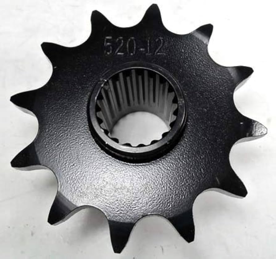 Amazon.com: Front Sprocket #520 12th Splines=19, ID=20mm Total L